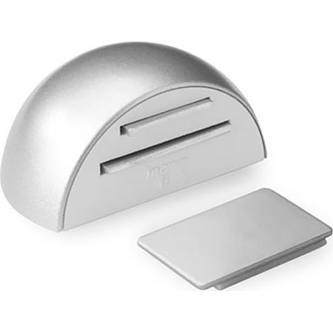 Retenedor De Puerta Magnético Madera 24x48x31mm Cromado Mate Adhesivo Inofix (1/3)