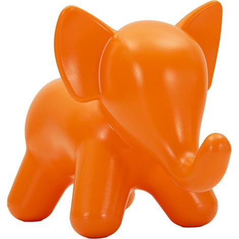 Sgabello Elephant in plastica arancione 86x46x56 cm
