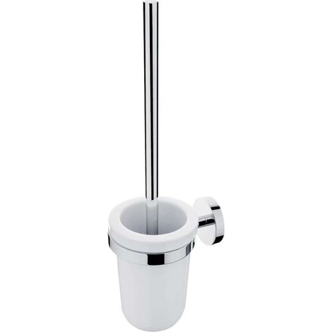 Nimco Unix - Wand-WC-Bürste, mit Halter, Chrom UN 13094KU-26