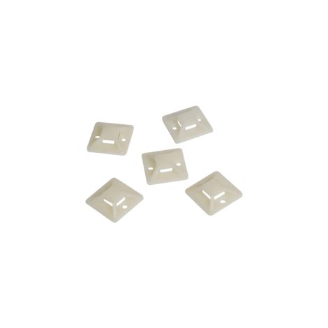 Logilink cable tie mounts, abs, 100 stk., transp., self-adhesive, 19x19 mm (1/3)