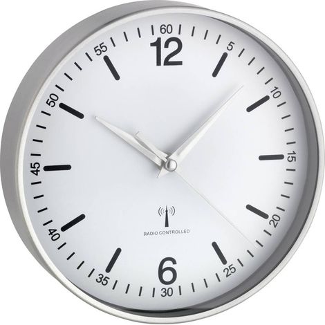 Horloge murale TFA Dostmann 60.3503.02 radiopiloté(e) 19.5 cm x 45 mm (1/2)