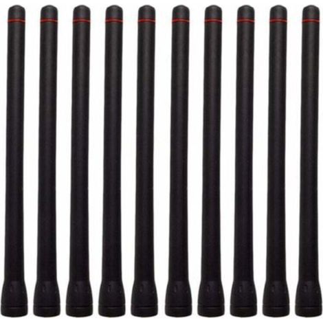 10 antenne VHF compatibili con i modelli di radio ICOM F1000, F16, F33G, F3026, F14, F15S e F3002 (1/4)