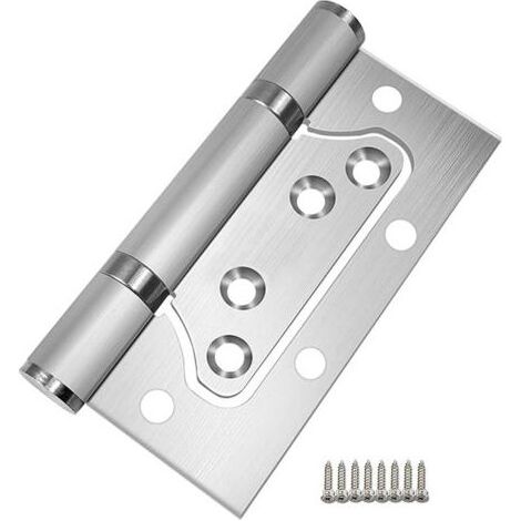 2 Pièces Charnières de Porte en Acier Inoxydable,Charnières à Roulement à Billes pour Portes de Maison, Porte de Chambre,100mm x 35mm,Sans Bruit (1/5)
