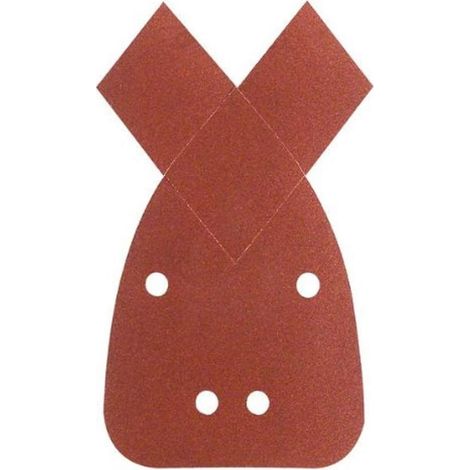Schleifblätter – 5er-Pack – 90 x 135 mm – Körnung 40 – 4 Löcher – Für Multischleifer (1/5)