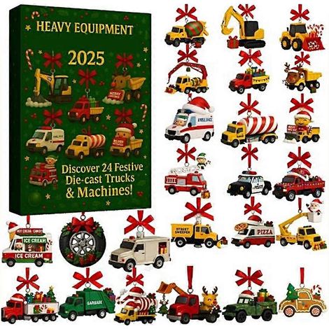 Adventskalender 2025 mit 24 LKW-Anhängern als Sammlerstücke (1/5)
