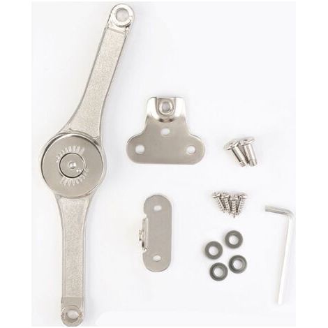 Lot de 2 Standard Forte Ferrures pour Relevants et Abattants Couvercles Stay Lift Systèmes Réservoir de Force Pour Système a Porte Relevable Charnière pour Armoire Meuble