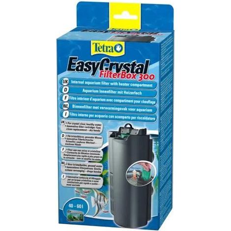 Tetra EasyCrystal FilterBox 300 filtro negro acuario 40-60L (1/2)
