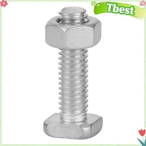 Boulons Et Écrous - M6x22 En Aluminium - Pour Serre - 20 Pièces (1/4)