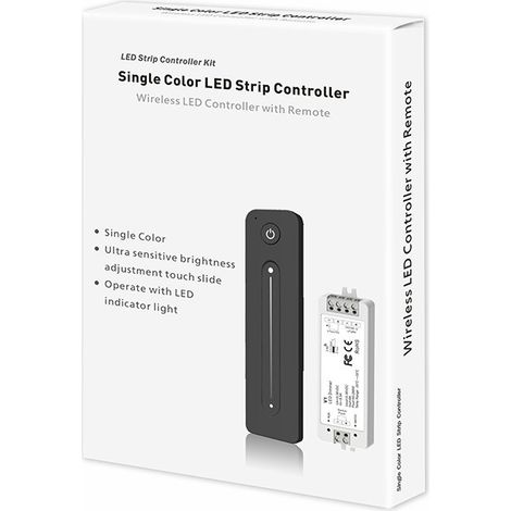 Kit de contrôleur de gradation RF 12-24 VCC 1 canal 8 A V1 + R11 (1/2)