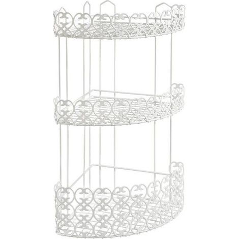 Estante para baño Florenz Angol.3P 25X25 H 51 Metaltex