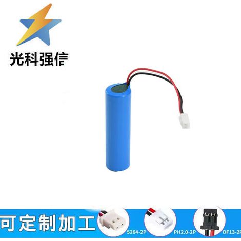 Lithium-Eisenphosphat-Akku 18650 1600mAh 3,2V 18650 1500mAh 3,2V Lampe mit Verkabelung. (1/3)