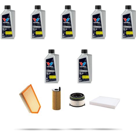 Kit tagliando 4 FILTRI e 7L OLIO compatibile con Mercedes Classe GLC (X253,C253) 300d 180kw dal 2019
