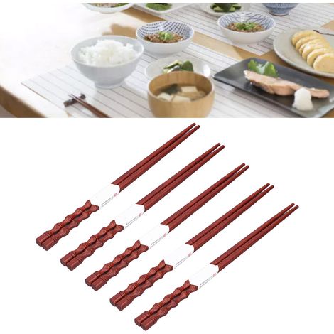 Baguettes en bambou, baguettes de style japonais pour un usage domestique, vaisselle de restaurant (1/5)