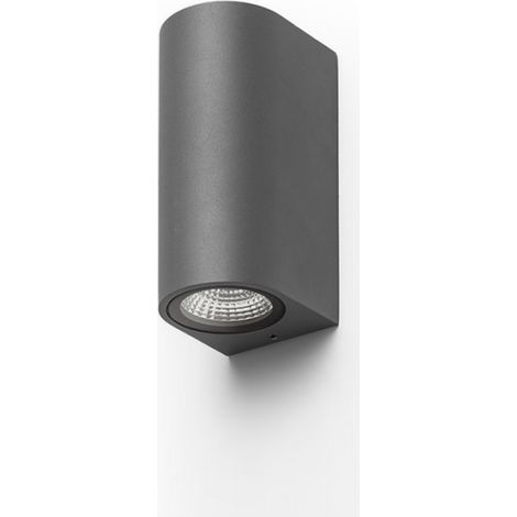 Lampada Faretto ZACK II grigio antracite 230V LED 2x3W 58° IP54 3000K
