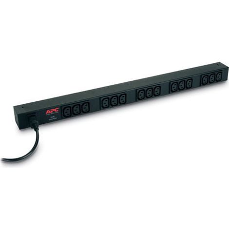 APC RACK PDU BASIC ZERO U 10A 230V Stromverteilereinheit (PDU) 15 AC-Ausgänge 0U Schwarz