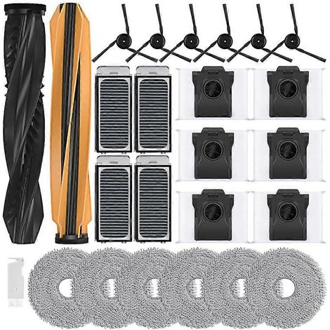 Pour Dreame X50 Ultra/L50 Pro Ultra/Dreame L40S Pro Ultra : Brosse latérale principale, filtre, lingette, sacs à poussière et accessoires (1/5)