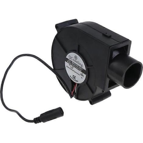 Ventilateur soufflant ultra silencieux 97x97x33 mm haute performance, démarreur BBQ 5.5x2.1 mm, conduit d'air 33 mm. (1/4)
