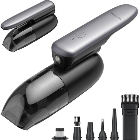 Aspirateur Voiture, 8500Pa Aspirateur Voiture sans Fil pour Voiture, Canapé et Table, Mini Aspirateur à Main pour Nettoyage Voiture ramasse Miette, Poils d'animaux et Gravier (1/5)