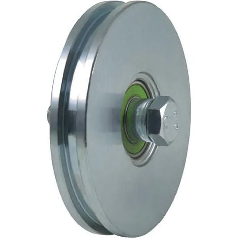 ruota con cuscinetto a sfere a scanalatura quadrata di 120 mm ruota a gola per cancello