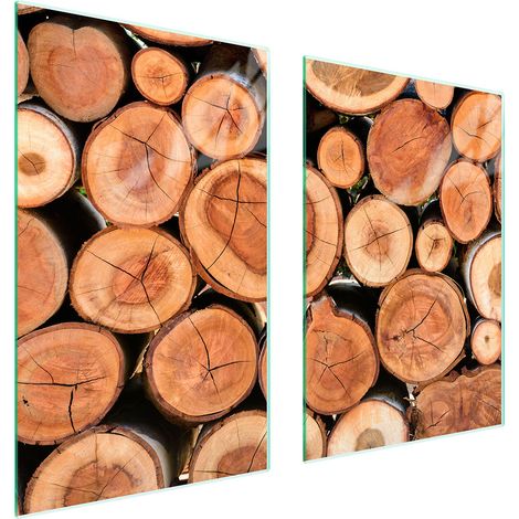 PLACA PROTECTORA DE VIDRIO PARA COCINA 65x52 MADERA (1/5)