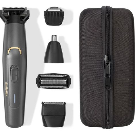 Tondeuse multifonction 12 en 1 - BABYLISS - P1364E - Lames graphite - Waterproof - Kit complet (1/5)