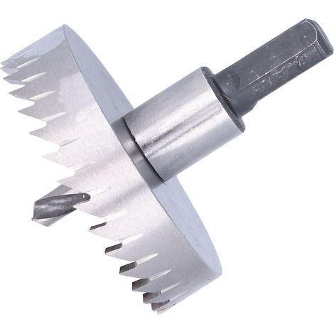 Scie trépan robuste en acier rapide, coupe à faible résistance pour percer plaques d'aluminium, outil durable et performant (1/5)