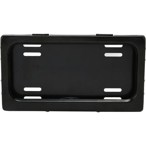 Support de plaque d'immatriculation électrique avec indicateur de puissance et contrôleur d'alimentation, résistant aux intempéries, universel pour véhicules aux normes américaines. (1/5)