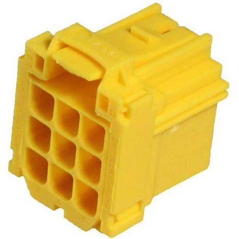Connettore Serie MCP 2.8 porta femmina 9 vie Giallo