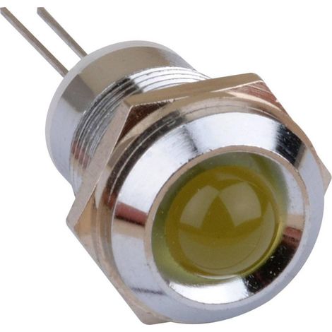 Indicador Mentor LED 8 mm carcasa cromada
