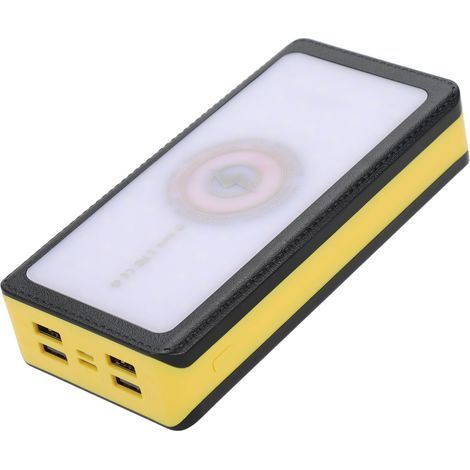 Power Bank Solaire 30000mAh avec 66 LEDs, 4 Ports USB et 3 Modes d'Éclairage - 40W pour Randonnée, Camping et Pêche (1/5)