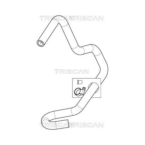Tuyau hydraulique, direction TRISCAN 8516 29094 AUDI 1J0 422 887 BM