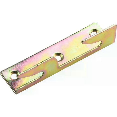 Möbel-Bettgitterhalterung, Bettgitterhaken, 4er-Set, Bett-Bettgitterhalterungs-Befestigungsverbinder, Möbel-Scharnier-Schnappverbinder - JXLGV (1/5)