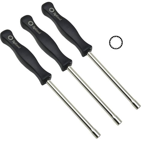 Lot de 3 tournevis de réglage de carburateur à 21 dents cannelées pour moteur à 2 cycles Poulan Husqvarna STIHL Homelite Weed Eater Craftman Echo Trimmer Brushcuter Souffleur (1/4)