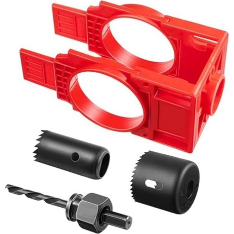 Kit Installation Serrure Porte Perçage Trou Bois Scie Cloche Bouton (1/4)