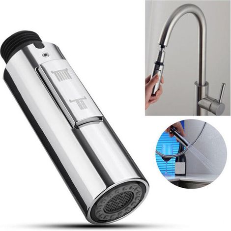 Robinet pulvérisateur de cuisine évier mitigeur tête de pulvérisation 2 fonctions Standard G1/2 robinet pulvérisateur pour cuisine, BR-Vie (1/4)