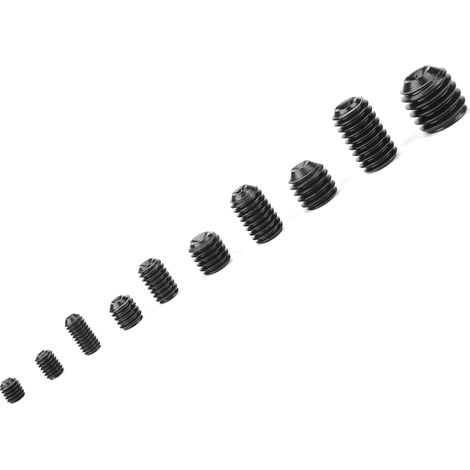 Kit de 300 vis sans tête à six pans creux M3/M4/M5/M6/M8 avec boîte (1/5)