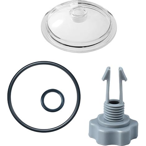 Couvercle de piège à feuilles avec joint torique et valve pour pompe à filtre à sable pour Intex de 30,5 cm pour l'entretien de la piscine, numéro de pièce : SF80110-1 (1/5)
