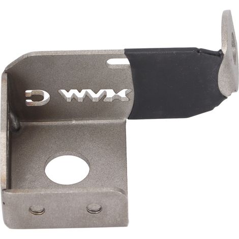 Support d'antenne autoradio en acier inoxydable durable pour Isuzu D-Max Silver