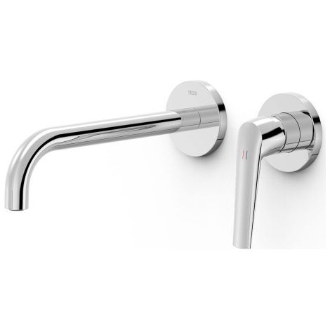 Façade mitigeur lavabo Chrome - TRES 28130022 (1/2)