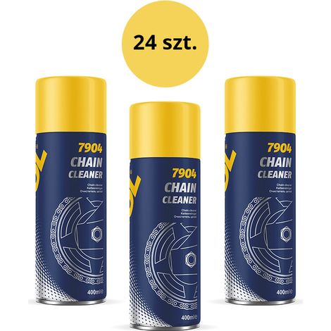 Nettoyant pour chaîne Mannol 400 ml - spray nettoyant pour chaîne (7904) - boîte de 24 pièces (emballage) (1/2)