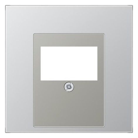 Jung Cache pour prises de raccordement TAE, 1 voie, série LS, aluminium AL 2969 T