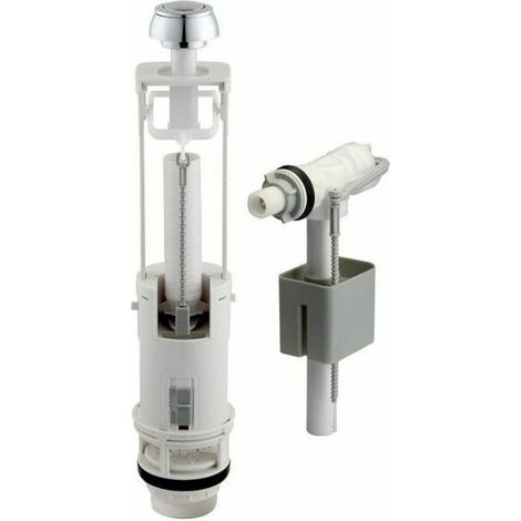 Rousseau Wasser-Spülkasten-Mechanismus-Set Weiß