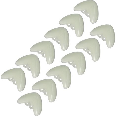 Lot de 12 protège-coins lumineux en silicone souple, idéal pour les tables de bébé et d'enfant, type 3. (1/5)