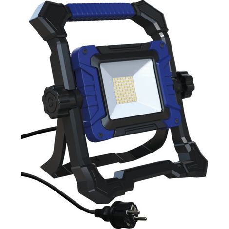 Projecteur Chantier Hexakit 50w Bleu éclairage Puissant Et Portable Pour Tous Chantiers. - Hexakit