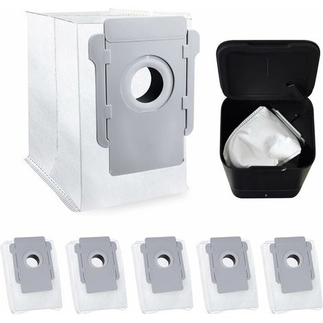 Bolsas de aspiradora compatibles con iRobot Roomba Clean Base, repuestos para las series i, s y j: i7, i7+, i7Plus, i3, i3+, i4, i4+, i6, i6+, i6Plus, j7, j7+, i8, i8+, s9, s9+ y s9Plus. (1/5)