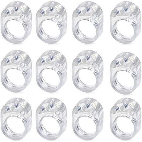 12er-Pack Türstopper Transparent PVC Türpuffer Türstopper Durchmesser 17mm