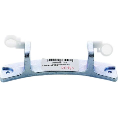 Charniere hublot FML123381000185 pour Lave linge BELLAVITA, QILIVE, SABA, VALBERG