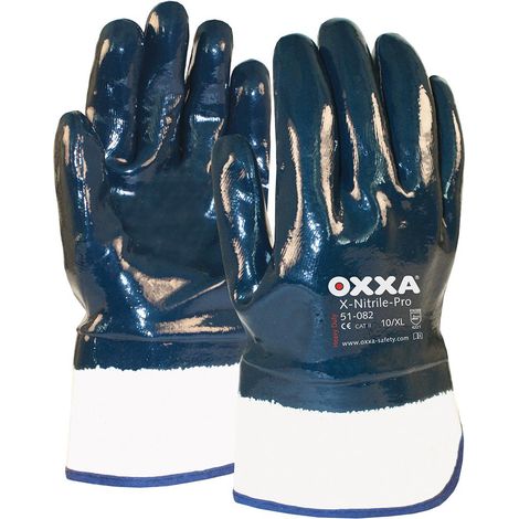Handschuh Oxxa X-Nitrile-Pro, Gr.10, Stulpe beschichtet (1/5)