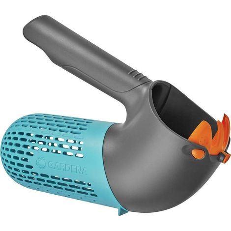 Gardena 17400-30 Recogedor de Bayas Telescópico Negro Turquesa