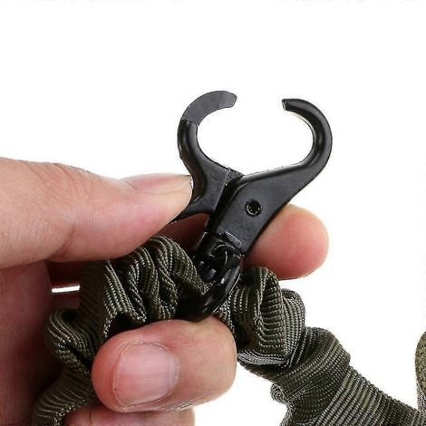 Sangle d'entraînement multifonctionnelle pour corde à point unique verte, en acier inoxydable, idéale pour l'alpinisme et l'équitation. (1/5)